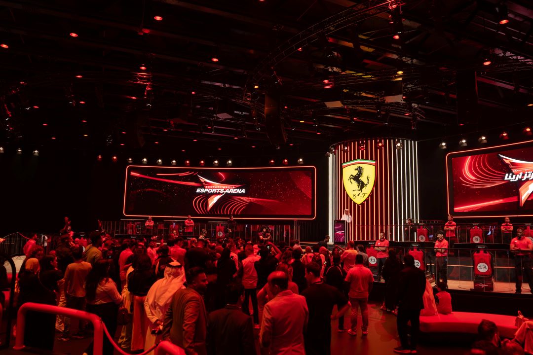 Ferrari World Yas Island, Abu Dhabi Hosts Exclusive Preview Event for World''''s First Ferrari-Themed Esports Arena